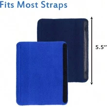 CPAP Mask Strap Covers, Comfortable CPAP Face Pads Fit Most CPAP Mask Straps To Reduce Headgear Pressure - Blue - View 5