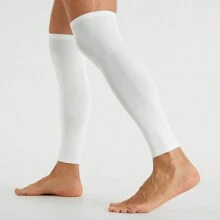 City Comfort Football Sock Sleeves And Leg Warmers Shin Guard One Size Sports - White - View 5