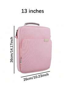 1 draagbare schouder-/crossbody-laptoptas voor Apple-laptops van 9,8 tot 13,3 inch, veelzijdig draagontwerp