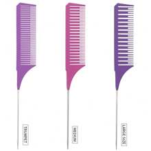 3pcs Plastic Threaded Anti-Slip Steel Tip Hair Dye Combs, High Heat Resistant Salon Professional Hair Coloring Brushes,Hair Brush,Comb,Hair Tools,Hair Products And Accessories For Barber Salon Beauty Travel Essentials,Back To School,Travel Holiday Essentials,Hair Accessories For Women,Brush,Hair Brushes,Edge Brush,Brush Hair,Hair Comb,Comb Hair,Detangling Brush,Ball Brush,Mini Hair Brush,Hair Brush Set,Wooden Comb, Comb, Slick Back Brush, Hairbrush, Edge Brush, Brush Hair, Hair Comb, Hair Brush Set, Comb Hair, Mini Hair Brush, Detangling Brush,Hair Products, Hair Tools, Hair Stuff, Hair Care, Curly Hair Brush, Barber, Barber Accessories, Hairdressing Equipment,Travel Essentials,Hairstyle,Hairdressing,Hair Brush,Slick Back Brush,Styling Brush,Curly Hair Brush,Edge Brush,Hair Comb,Brush Hair,Hair Brush Set,Comb Hair,Comb For Curls,Detangling Brush,Hair Brush For Women,Hair,Travel,Hair Products,Hair Tools,Hair Stuff,Barber,Barber Accessories,Barbershop,Hairdressing Equipment - Multicolor - View 8