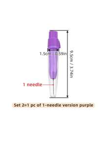 1 Stück Einzelnadel oder Mehrnadel Filznadel-Werkzeug zum Wollfilzen, Faser-Kunsthandwerk, geeignet für Katzen/Hunde/Schafwolle, erhältlich in Ausführungen mit 1/3/5/8 Nadeln - Verschiedenfarbig - Übersicht 18