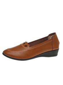 Women's Premium Loafers - Super Soft Sole, Slip-On, Breathable & Comfortable - Casual Round Toe Flat Shoes For Daily Wear - Brown - View 6