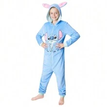 Stitch  Fleece Pyjama Lounge Wear Eeyore  Gift - Blue - View 1