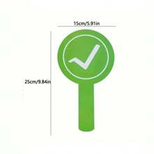 2pcs Student Classroom Debate Voting Paddles, Right Wrong Score Boards For School Activities, Interactive Teaching Tools - Multicolor - View 2