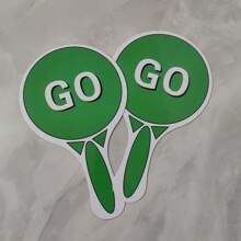 2pcs Student Classroom Debate Voting Paddles, Right Wrong Score Boards For School Activities, Interactive Teaching Tools - Multicolor - View 9