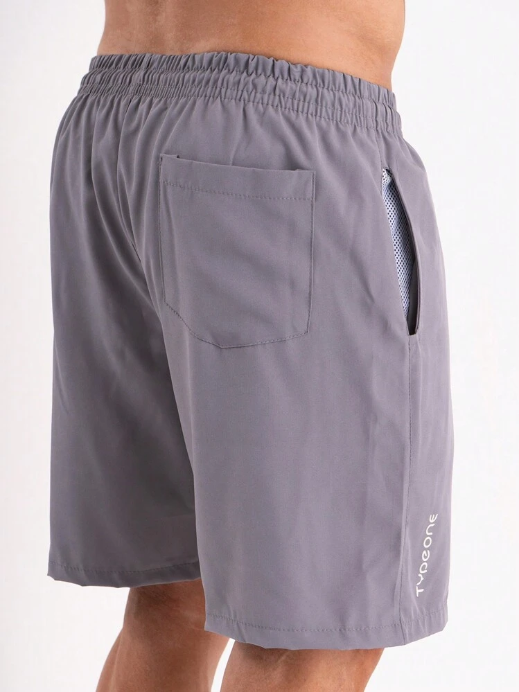 Kit 2 Men's Tactel Sports Shorts Tactel Bermuda Shorts With Elastane Summer Running - 彩色 - 查看 8