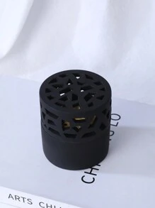 1pc Cute Hollow Aroma Diffuser, Small Gift, Resin White & Beige Home Decor