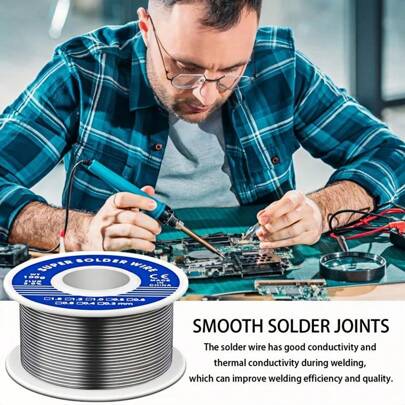 100g 1.0mm Lighter Solder Wire New Lighter Stainless Steel Solder Wire Disposable Copper-Iron-Nickel Battery Pole Piece Welding Universal Solder Wire Multi-Purpose Soldering Wire - Lead-Free Metal, Ideal For Lighters & General Welding Needs