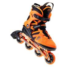 Coolslide Mens Lisboa Inline Roller Skates (Orange Tiger/Black) - 橘色 - 查看 8