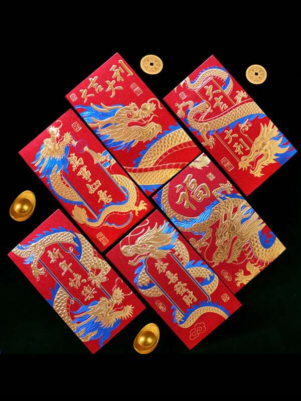 2025 New Year Creative Red Envelope Bag, Gift Bag, Universal Red Envelope.