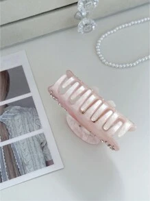 OUSEON 新娘爪夹 新娘发饰，婚礼爪夹带水钻标志，适合单身派对和新娘送礼会的准新娘礼物情人节情人节发夹发夹发夹发夹发夹秋冬女士发饰蝴蝶结适合度假装女士 - 彩色 - 查看 8