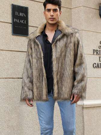 男士蓬蓬领夹克，秋季/外套