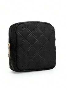 1pc Cow Print Zipper Sanitary Pad Pouch, Large Capacity Portable Bag For Storing Sanitary Pads, Liners, Tampons, Also Can Hold Cosmetics, Coins, Small Items, Versatile For Home, Gift, Travel, Holidays (Halloween, Christmas), Bohemian Style - Multicolor - View 15