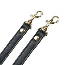 6PCS 120cm Adjustable Leather Replacement DIY Shoulder Cross Body Strap For Handbag - Black - View 4