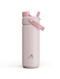 18oz Insulated Water Bottle With 2-In-1 Straw Lid, 24 Hours Cold Retention, Leak-Proof, Stainless Steel Double Wall, Suitable For Sports, Fitness, Travel And School