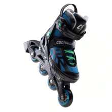 Coolslide Boys Wonton Inline Roller Skates (Black/Poseidon) - Black - View 1