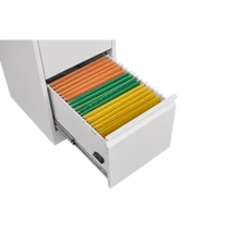 3 Drawer File Cabinet With Lock Metal Vertical File Storage Cabinet Office Home Steel Vertical File Cabinet For A4 Legal/Letter Size Narrow File Cabinet Locked,Assembly Required White Metal 3 Drawers