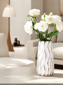 Bình gốm sứ, Bình trang trí màu trắng cho gia đình, Bình gốm sứ kẻ sọc dọc, Thích hợp trang trí nhà cửa, phòng ngủ, văn phòng, phòng khách, phòng tắm, bàn làm việc, bàn ăn, Lý tưởng cho Ngày Valentine, Sinh nhật, Lễ tốt nghiệp, Khai giảng, Trang trí phòng, Đồ dùng học tập, Bình hoa, Bình thủy tinh. - Nhiều màu - Xem 14