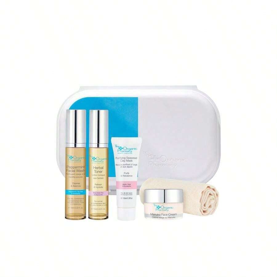 The Organic Pharmacy Clear Skin Care Kit - White - View 1