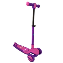 Patinete Infantil dobrável com Led 3 rodas até 50Kg Dream Light Azul