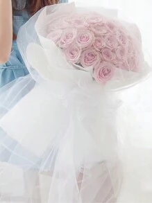 1卷/2卷/5卷白色薄纱，婚礼仪式装饰，瑞士薄纱面料，适用于婚礼椅装饰，白色薄纱竹椅，婚礼装饰，婚礼用品，DIY缝纫网纱婚礼装饰，婚礼仪式派对用品，耐用面料，新娘送礼会装饰 - 白色 - 查看 9
