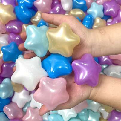10 peças/20 peças/30 peças/40 peças Bolas de piscina de bolinhas em formato de estrela, Bolas fofas para piscina de bolinhas, Brinquedos para a família para crianças em ambientes internos e externos, Bolas para bebês, Bolas coloridas de oceano para piscina de bolinhas de bebês ou crianças pequenas, Brinquedos para animais de estimação, Enchimento de sacola de presente, Enchimento de piscina, Brinquedos aquáticos para piscina infantil, Bolas de oceano de cor sólida, Presentes de decoração para festivais