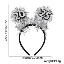 2 pièces/Set Serre-tête étoile doré et argent pour la fête du Nouvel An 2025, accessoires de décoration pour la fête du Nouvel An, Ramadan, décoration Ramadan, Eid Mubarak