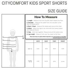 City Comfort Shorts Gym PE Activewear Sports Lightweight Drawstring Training Running Casual Summer - Navy Blue - View 5