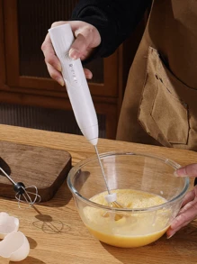 Portable Mixer For Milk, Drinks And Eggs (2 Refills)