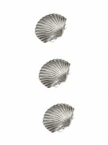 3 pièces/6 pièces épingles à cheveux en métal à la mode pour femmes. Accessoires capillaires élégants personnalisés. Épingles à cheveux en forme de Kauri, de coquillage et d'étoile de mer de style Y2K, pour la décoration d'Halloween. Pinces plates, pinces à cheveux, pinces pour cheveux, barrettes