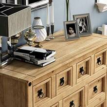 Vida Designs Corona Merchant Chest Of Drawers 9 Drawer Solid Pine Wood - Merchant Chest Of Drawers - View 4