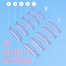 PERMANIA 5 Pairs Fish Shape Lash Lift Pads,Soft, High Plasticity,Self-Adhesive, No Glue Required,Suitable For Salon And Diy's Lash Perming Pads,Fast Upper Hand ,Easy To Clean And Reusable,Suitable For Most Lengths Of Eyelashes