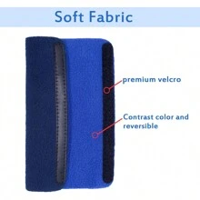 CPAP Mask Strap Covers, Comfortable CPAP Face Pads Fit Most CPAP Mask Straps To Reduce Headgear Pressure - Blue - View 3