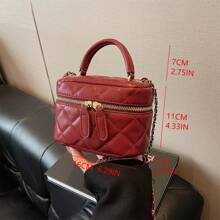 Women's Embroidery Chain Strap Handbag & Crossbody Bag