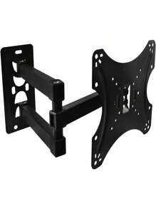 Foldable Multi-Angle Portable TV Stand, Suitable For 14 To 42 Inch Screens - Black - View 4