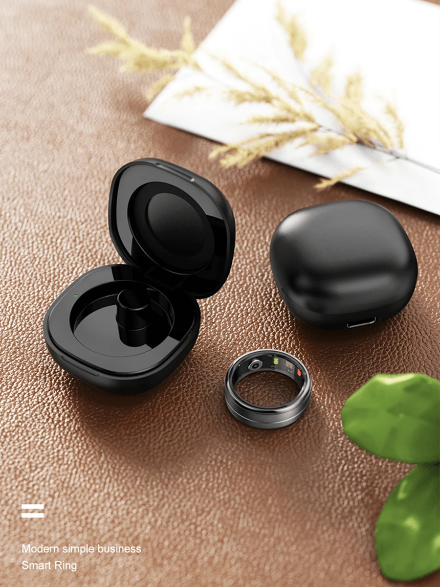 Anello Intelligente Per La Salute Con Monitoraggio Sonno | Design Ceramica Elegante, Batteria 7 Giorni, IP68, APP JYouPro, Regalo Tecnologico Unisex