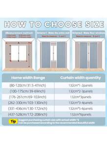 Cortina una sola pieza de doble capa - Gris Oscuro - Ver 8