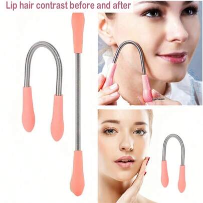 1-5pcs/Set Painless Facial Hair Remover - Waterproof, Odorless, Easy To Use Hair Removal Stick For Mustache And Beard