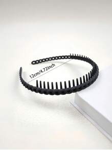 2 Pieces Of Women's Anti Slip Dental Headband, Curved Headband, Fashionable Hair Accessories, High-End Atmosphere, Suitable For Daily Wear, Outdoor Activities, Face Washing And Makeup Accessories, Hair Clips, Casual Hair Accessories