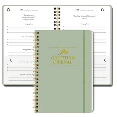 2026年感恩日记：每天5分钟，获得更多幸福、积极、肯定、效率、正念和自我关爱——一本简单有效的每日指导计划本，男女皆宜，适合返校用品，无日期限制