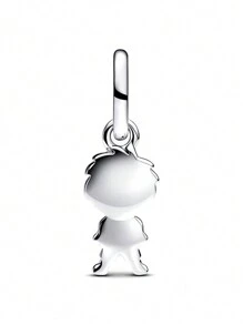 1 件时尚电镀男孩和女孩拥抱心形金吊坠情人节礼物，1 件银音符串珠吊坠，1 件银吉他吊坠，爱好和职业礼物 - 吊墜 - 查看 4