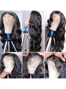 Parrucca da donna a onda del corpo con frontalino in pizzo, 36 pollici, in offerta per Ognissanti, capelli umani pre-sfoltiti, pizzo trasparente 13x4, con baby hair, densità 180%, capelli umani , parrucca frontale in pizzo per donne, nero naturale, parrucca a onda del corpo 13x4 frontale in pizzo, lunga parrucca a onda del corpo nera, parrucca a onda del corpo senza colla per donna, parrucca a onda del corpo in capelli umani, parrucca frontale in pizzo trasparente 13*4 nera ondulata (parrucche bob 8-16 pollici)