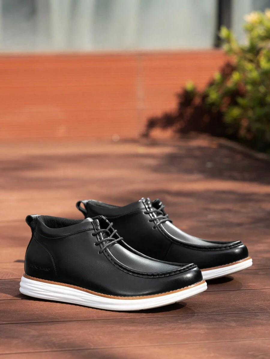 Men's Classic Chukka Boots 2.0  Versatile Dress Casual Footwear Shoes - 黑色 - 查看 1