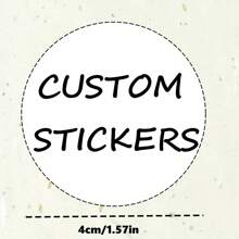 30 To 2000 Customized Stickers, Personalized Business Labels, Custom Stickers And Logos, Wedding Birthday Baptism Stickers, Design Your Own Stickers, Personalized Birthday Stickers, Custom Waterproof Vinyl Stickers, School Essentials, Multi-Functional, Durable, Decorative, Reusable, Refined, Fashionable, Vibrant Colors, Modern, Customized, Personalized, Unique, Ideal Gift For Him - Multicolor - View 4