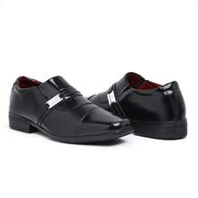 Sapato Social Masculino Em Couro Verniz Vegas Store - Preto - Visão 4