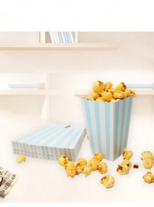 5قطع/10 قطع/20 قطعة من علب الفشار المقوى، أوعية الفشار المتينة، لوازم الأفلام المُريحة، أكواب الفشار المناسبة للاستخدام المنزلي، الحفلات، الملتقيات وآلات الفشار، قطع الدجاج الصغيرة، تغليف الوجبات الخفيفة - ورق - مشاهدة 8