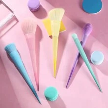 17件套彩虹色化妆刷套装，马卡龙色系，超柔软塑料手柄，包含散粉刷、腮红刷、眼影刷、细节刷，美观大方，合成纤维材质，粉状晕染刷，新手必备，化妆刷套装，化妆刷套装，化妆刷套装，完整化妆工具包，化妆刷套装，完整化妆工具包，化妆刷套装，化妆刷套装，化妆刷套装，化妆刷套装，化妆刷礼盒套装 - 粉色 - 查看 4