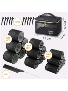 18 件/套大号卷发器带夹子，自夹式卷发器适用于长/中/短发和刘海，DIY 卷发工具（包括 12 个大卷发器管 + 6 个夹子），卷发器，无热卷发，卷发器，理发沙龙美容旅行必需品的美发产品和配件，返校，旅行度假必需品，女士发饰，卷发器，卷发刷，滚筒，卷发产品，卷发器，卷发滚筒，卷发，卷发工具，卷发器，头发，卷发器，卷发，无热卷发，无热卷发，卷发器，理发师，美发工具，美发产品，发饰，卷发器，理发配件，旅行，滚筒，美发用品，发饰，卷发产品，卷发器头发、美发设备、配件、卷发器、卷发工具、卷发器、圣诞节、理发店、卷发器、理发配件、发饰、卷发器、美发、无热波浪、旅行必需品、旅行必需品、发型、美发 - 彩色 - 查看 1