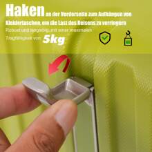 okwish Austin Hard-Shell Suitcase ABS Material, Hard-Shell KABS Material Hardcase Travel Suitcase ABS Material, Hardcase Travel Suitcase, Suitcase Trolleys - 綠色 - 查看 6