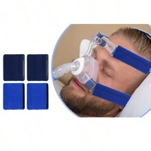 CPAP Mask Strap Covers, Comfortable CPAP Face Pads Fit Most CPAP Mask Straps To Reduce Headgear Pressure - Blue - View 6